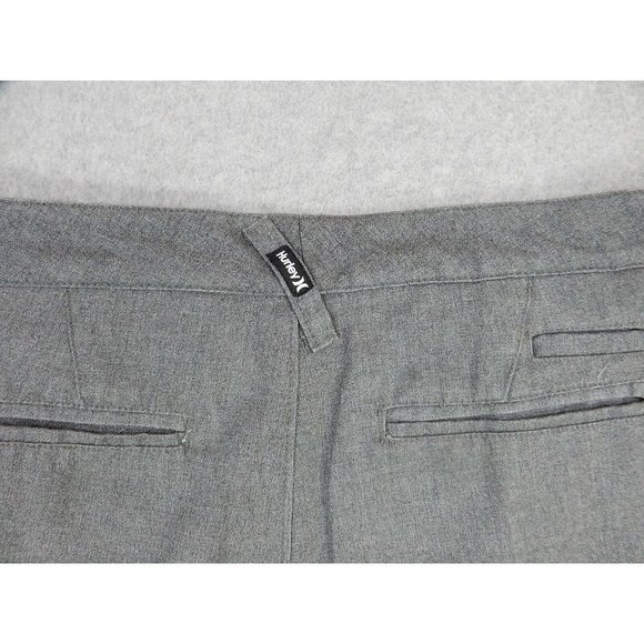 Hurley Cotton Blend Casual Shorts (Mens 32) Gray - Picture 4 of 5